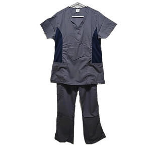 Fashion Seal Healthcare Adult Size M Gray Scrub New